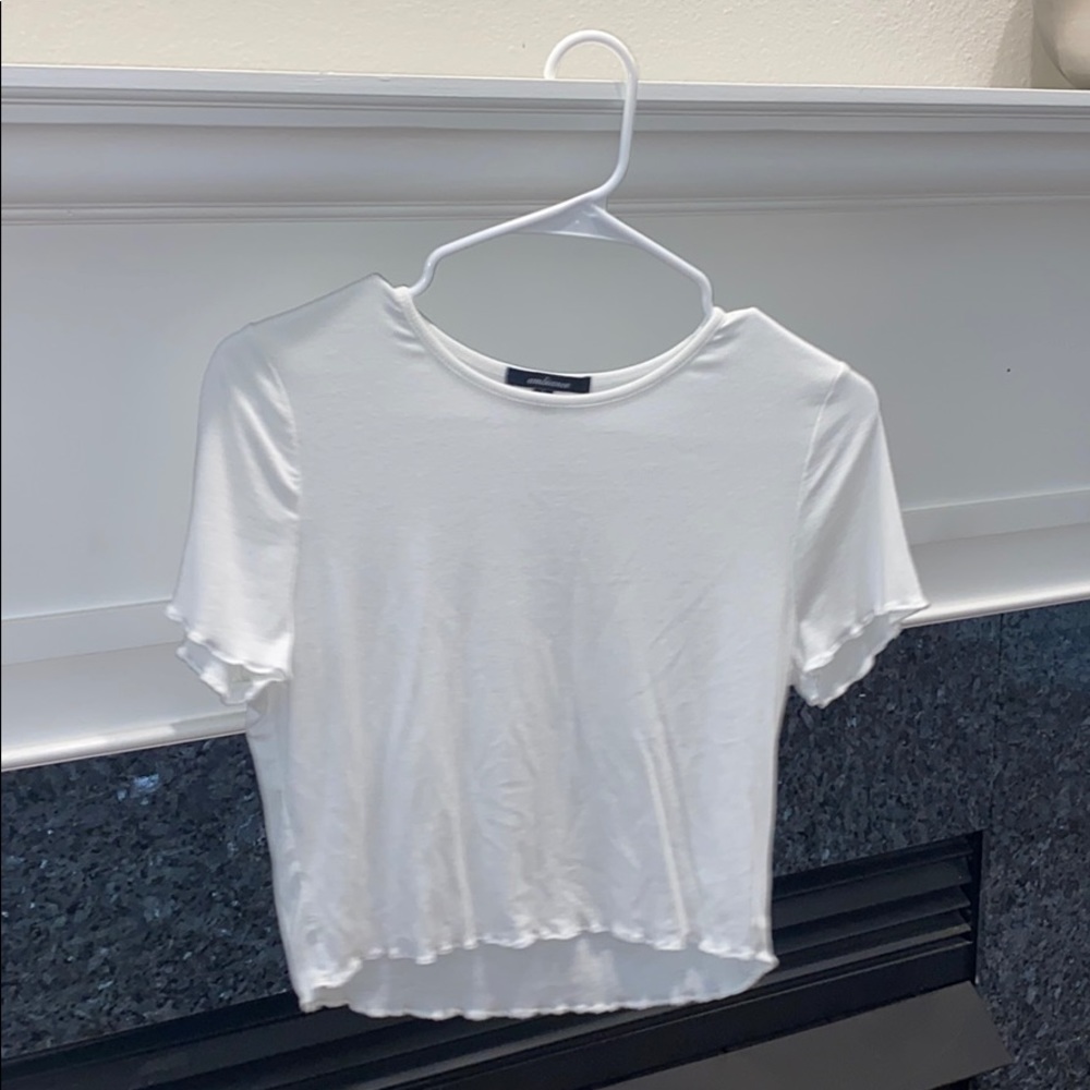 White baby doll tee